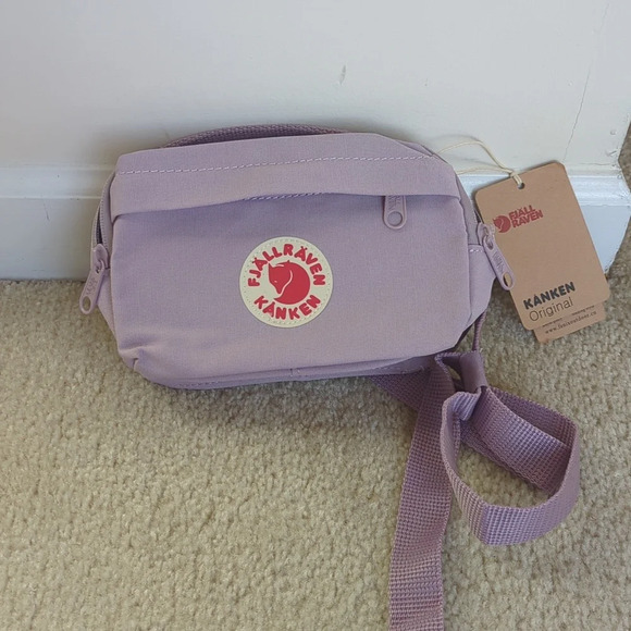 NWT Fjall Raven Kanken Hip Pack in pastel lavender - Picture 4 of 6